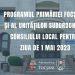 Programul primăriei municipiului Focșani și al unităților subordonate consiliului local pentru ziua de 1 Mai 2023